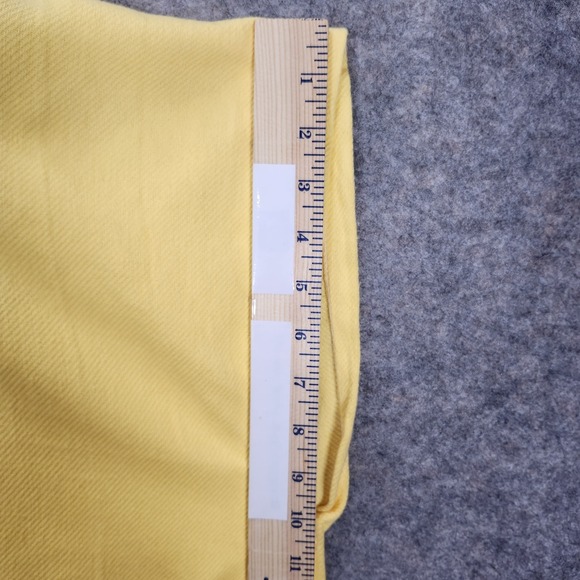 Room 34 Kaftan‎ Shift Dress XL Women Yellow Tassel Organic Cotton Beach Resort - Picture 8 of 12